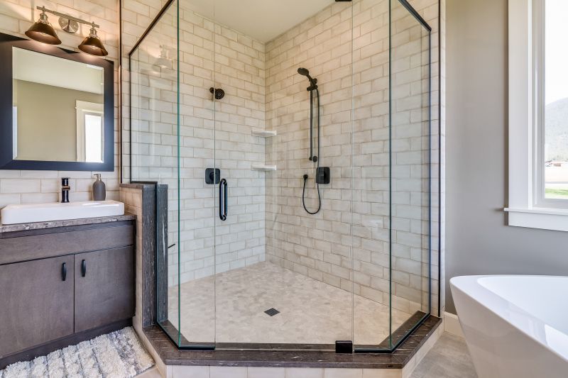 Sleek Glass Shower Enclosure